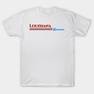 Louisiana Unicorn Gift T-Shirt